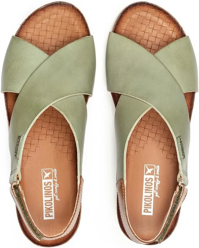 PIKOLINOS Wedge Sandals Leather Mahon for Woman