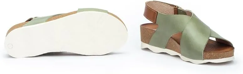 PIKOLINOS Wedge Sandals Leather Mahon for Woman