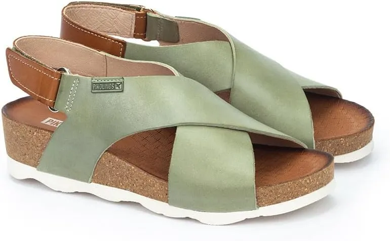 PIKOLINOS Wedge Sandals Leather Mahon for Woman