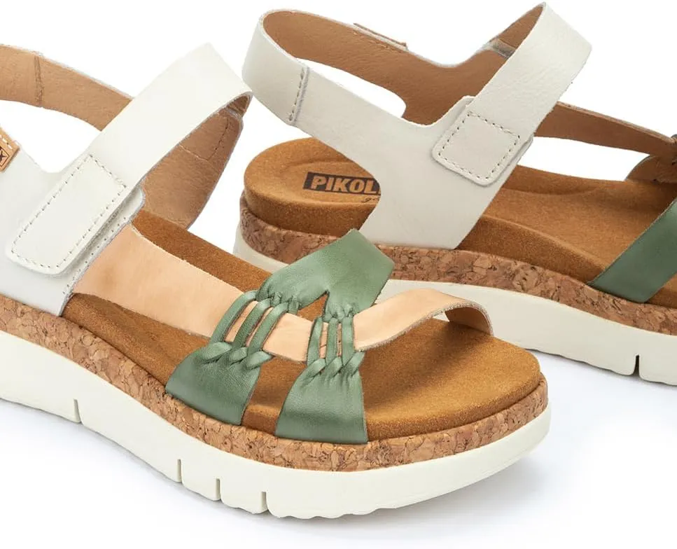 PIKOLINOS Wedge Sandals Leather Palma for Woman