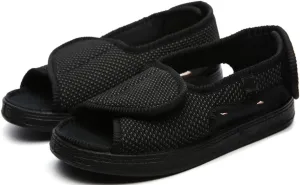 Plantar Fasciitis Shoes for Women Men's Diabetic Slippers Adjustable Orthopedic Slippers Plantar Fasciitis Shoes for Elderly Arthritis Edema Swollen Feet Thumb Valgus Sneakers (Color : 2, Size : 35