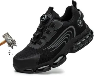 Prestivos Shoes for Men Women，Prestivos Steel Toe Shoes Safety Toe Shoe for Men Lightweight Ccomposite Work Sneaker