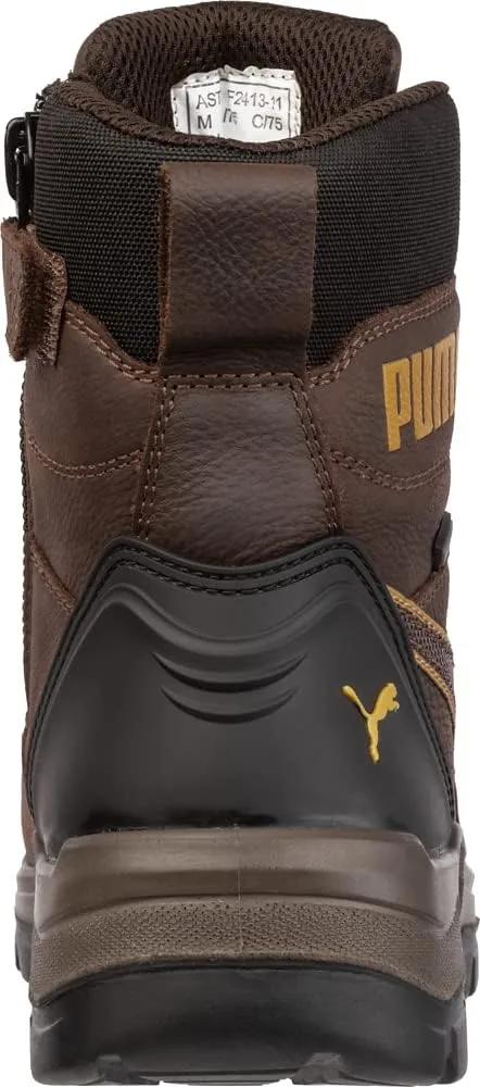 PUMA Men's Conquest Brown Soft Toe Industrial Boot