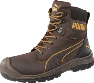 PUMA Men's Conquest Brown Soft Toe Industrial Boot