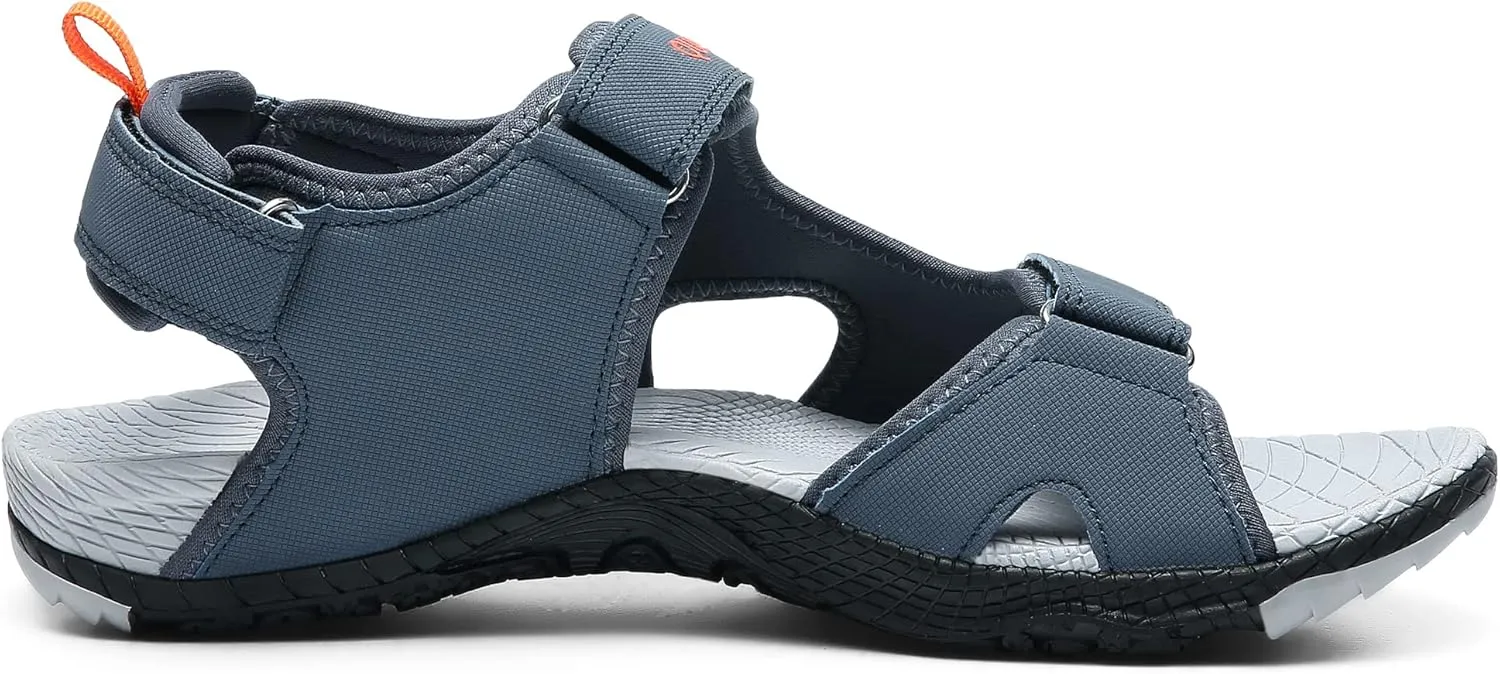 QUANDELI Men's Sport Sandals, Open Toe Water Sandals with Arch Support Waterproof Lightweight Casual Athletic Sandals for Outdoor Beach Travel Summer