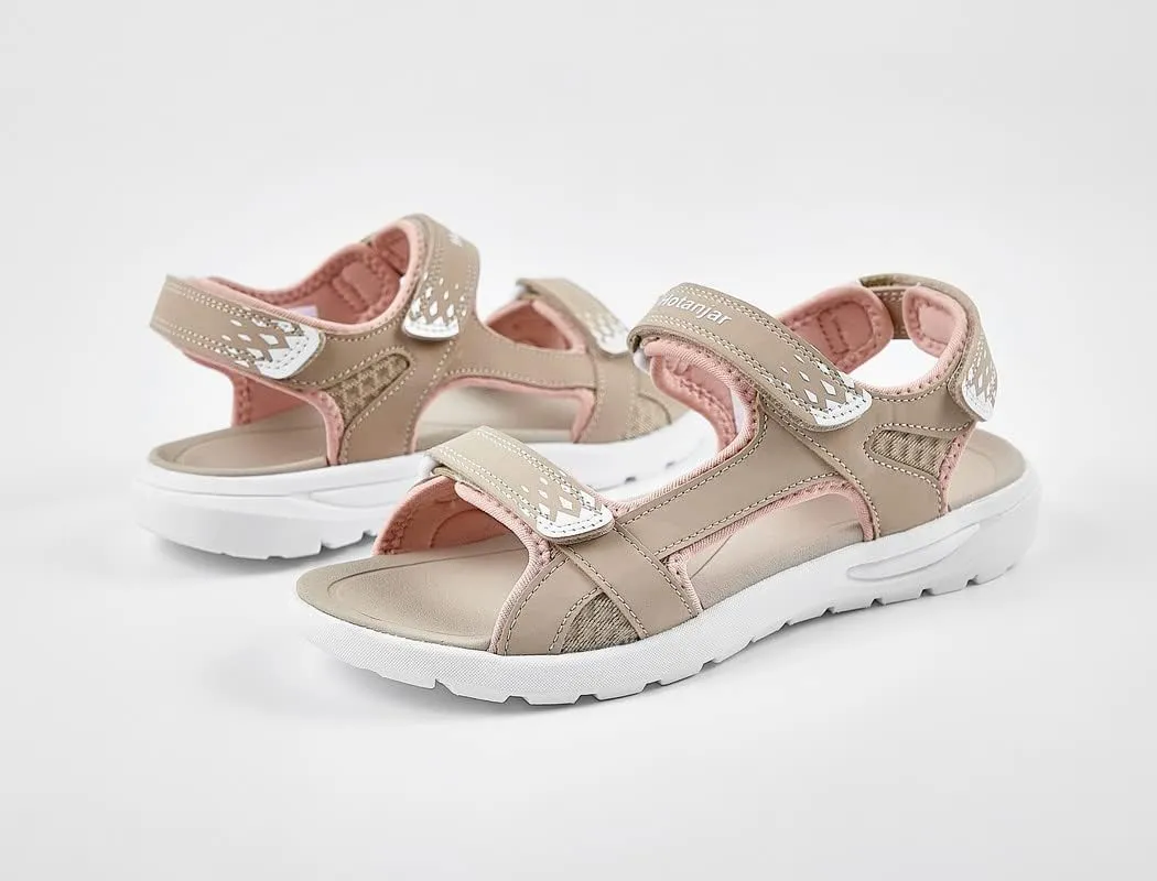 QUANDELI Women's Summer Waterproof Hiking Sandals - Comfortable, Lightweight, Open Toe Sandals for Outdoor, Beach, Travel