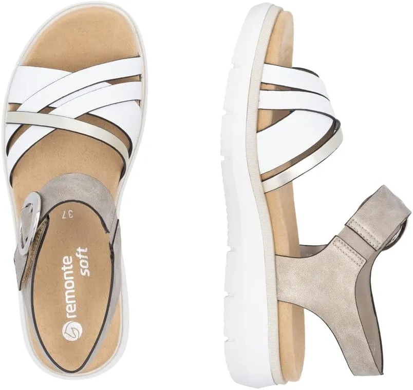 Remonte Women's Strappy Sandals D2K55, Women's Sandals, Loose Insole