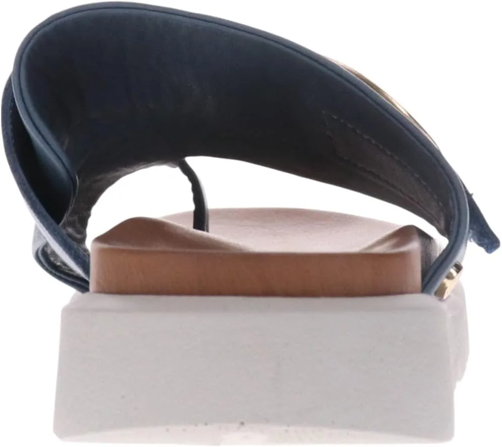 Revere Biscay Women’s Sandals - Premium Leather, Toe Post Slide Sandals, Adjustable Straps, Arch Support, Shock-Absorbing, Stylish & Comfortable for Travel & Daily Wear