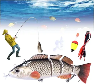 Robotic Fishing Lure, 2025 Upgraded Electric Swimming Lure, Multi Jointed Swimbaits Hard Lures Fishing Tackle for Freshwater & Saltwater