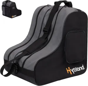 Roller Skate Bag - Breathable Large Capacity Ice Skate Bag with Adjustable Shoulder Strap - Fits Most Inline, Ice and Roller Skate Accessories for Kids and Adults
