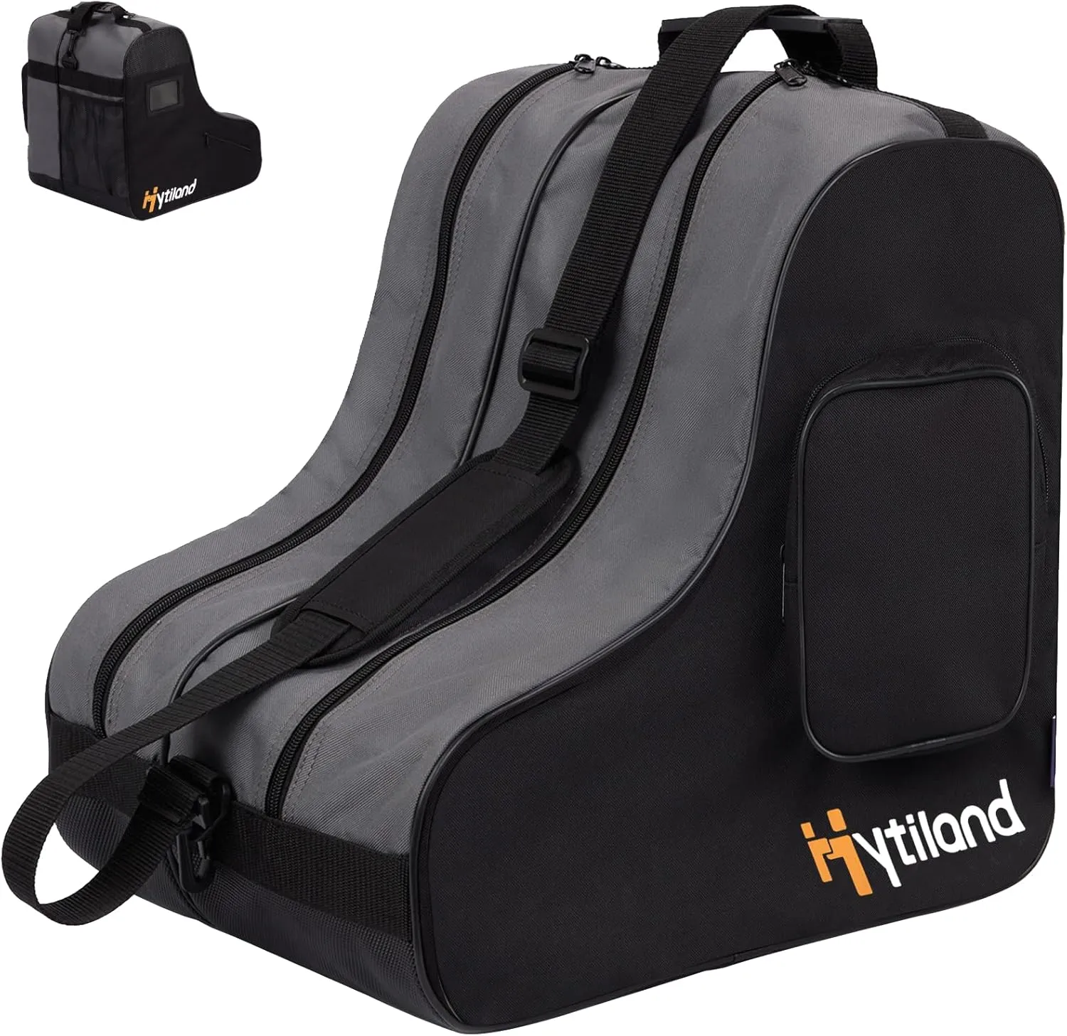 Roller Skate Bag - Breathable Large Capacity Ice Skate Bag with Adjustable Shoulder Strap - Fits Most Inline, Ice and Roller Skate Accessories for Kids and Adults