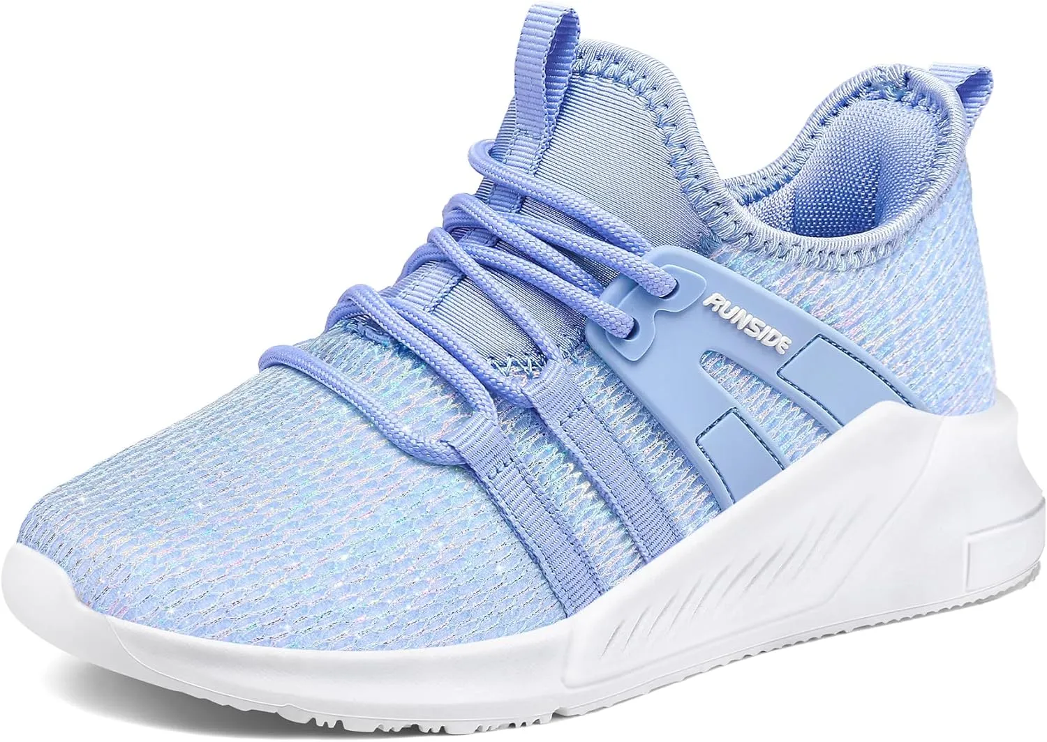RUNSIDE Boys Girls Tennis Shoes Kids Lightweight Breathable Sneakers Lace-up Running Athletic Shoes for Toddler/Little Kid/Big Kid