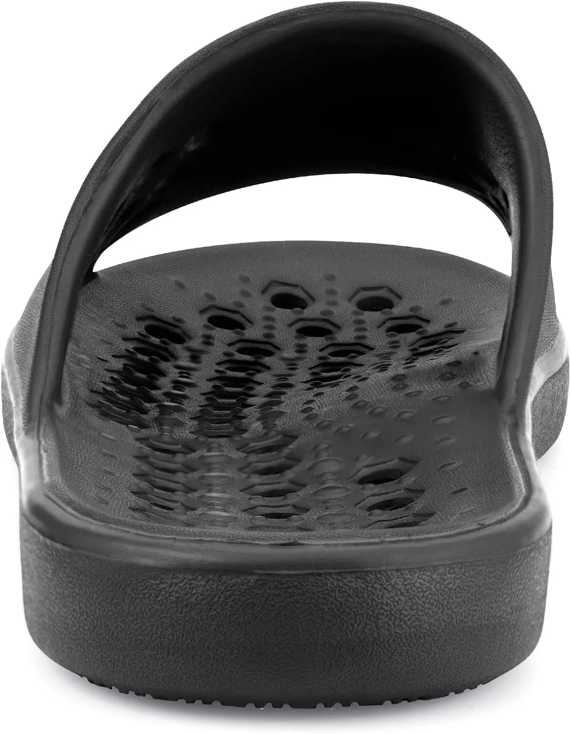 Shower Shoes for Womens Mens Massage Pool Slides with Arch Support Quick Drying Beach Sandals Non Slip Summer Bathroom Indoor House Slippers with Drain Holes