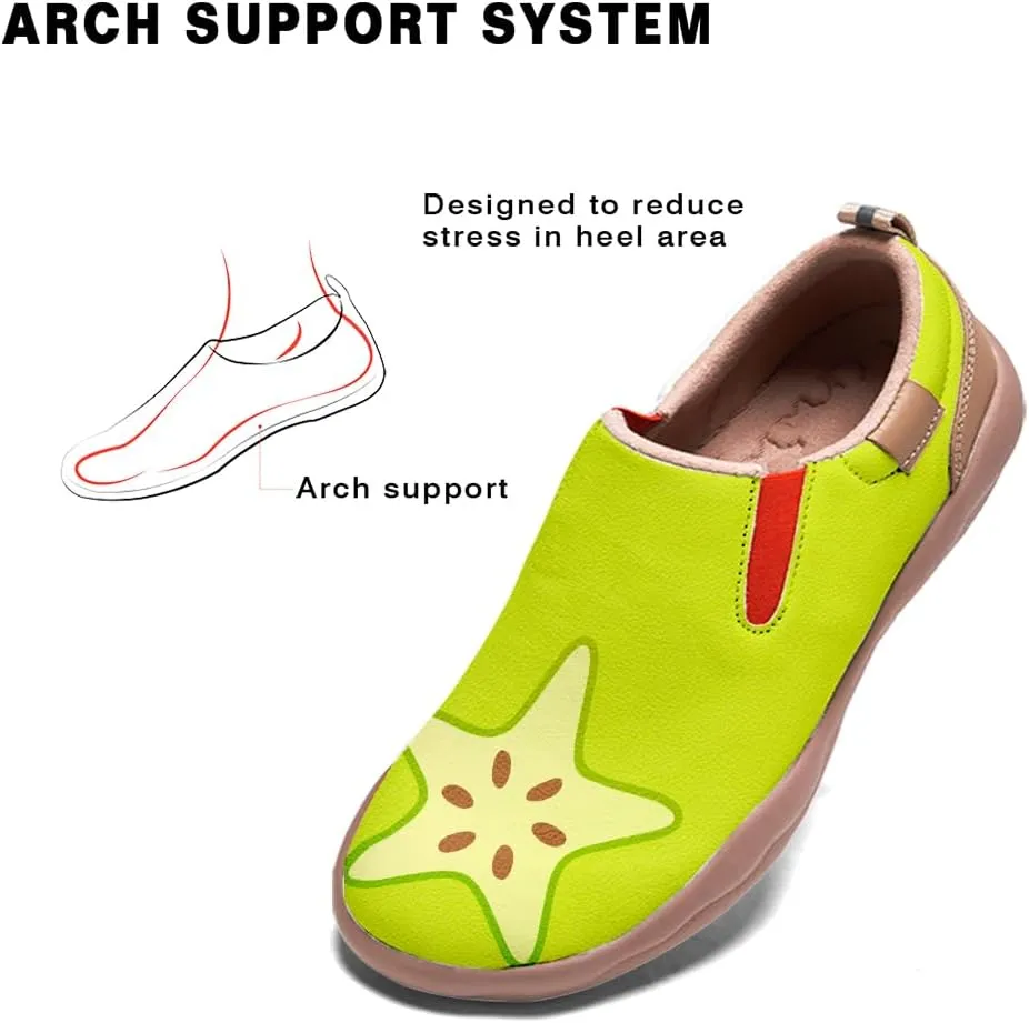 Slip On Loafers for Men Art Painted Travel Walking Shoes Casual Lightweight Fashion Sneaker