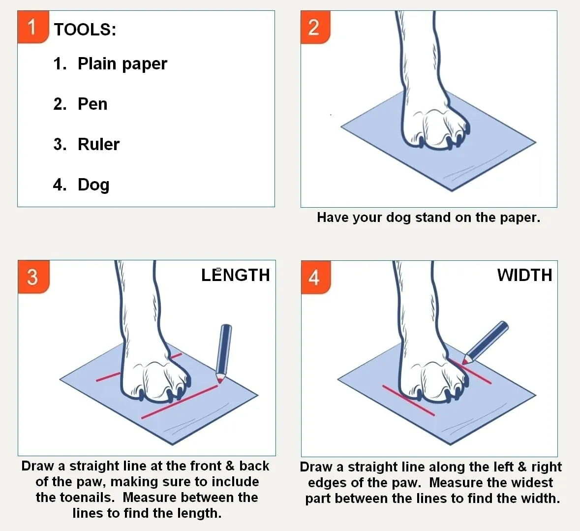 Soft Sole Waterproof Winter Dog Boots - Anti-Slip Paw Protector Puppy Shoes for Winter, Snowy Day, Perfect Dog Booties Outdoor (Large: 3 1/2" Length)