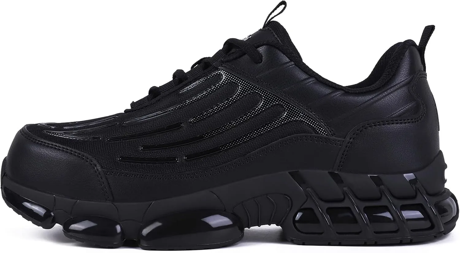 Steel Toe Shoes for Men Lightweight Comfortable Safety Shoes for Men Indestructible Work Shoes for Construction