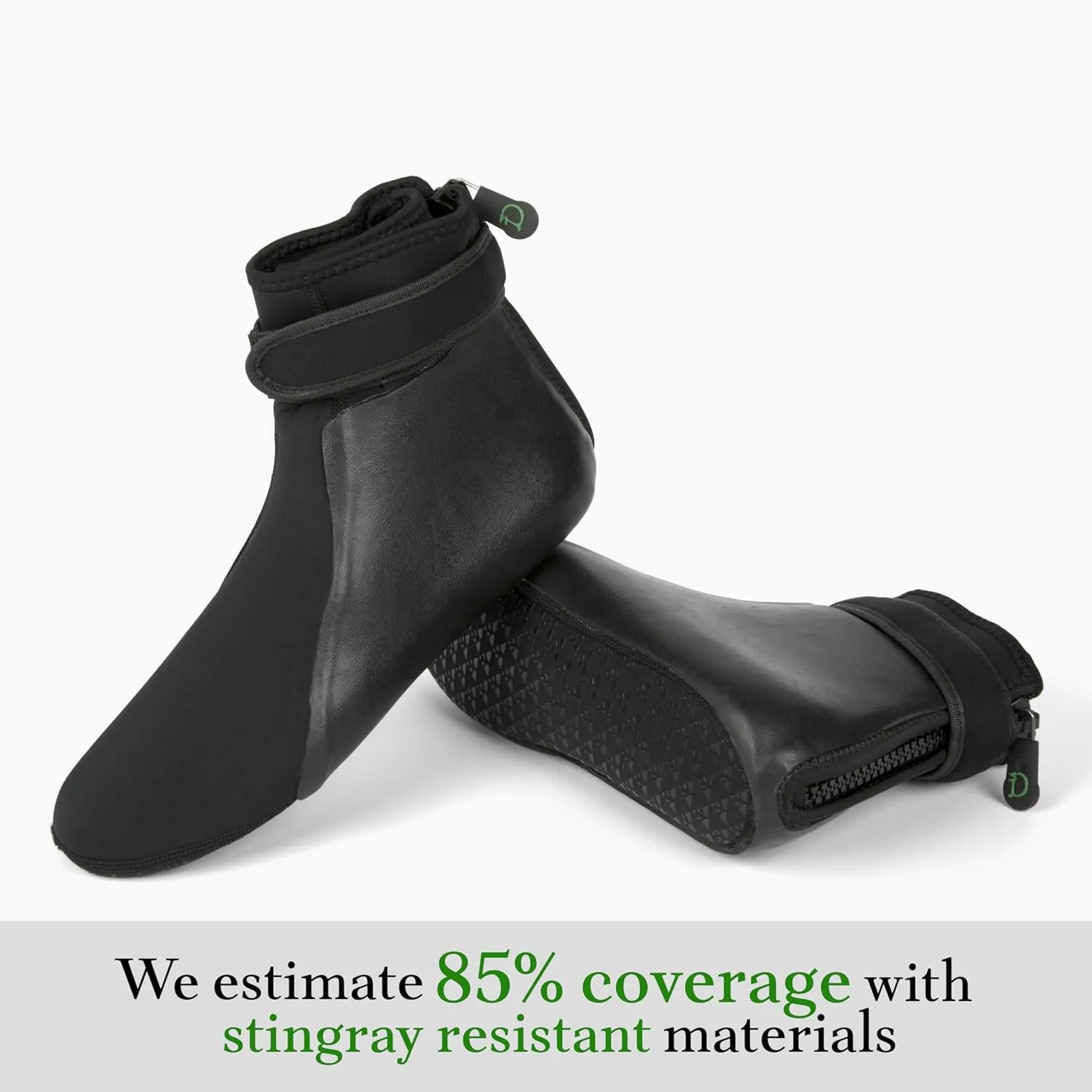 Stingray Resistant Surfing Booties - Dual Layered Stingray Protection - Anti Stingray Surf Boots/Surf Socks/Water Shoes - Ray Boots