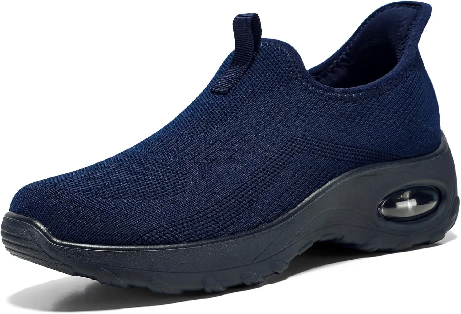 STQ Walking Shoes Women Slip On Sneakers Air Cushion Comfortable Breathable Lightweight Mesh Shoes Shock Absorbing Design Ideal for Plantar Fasciitis All Day Standing
