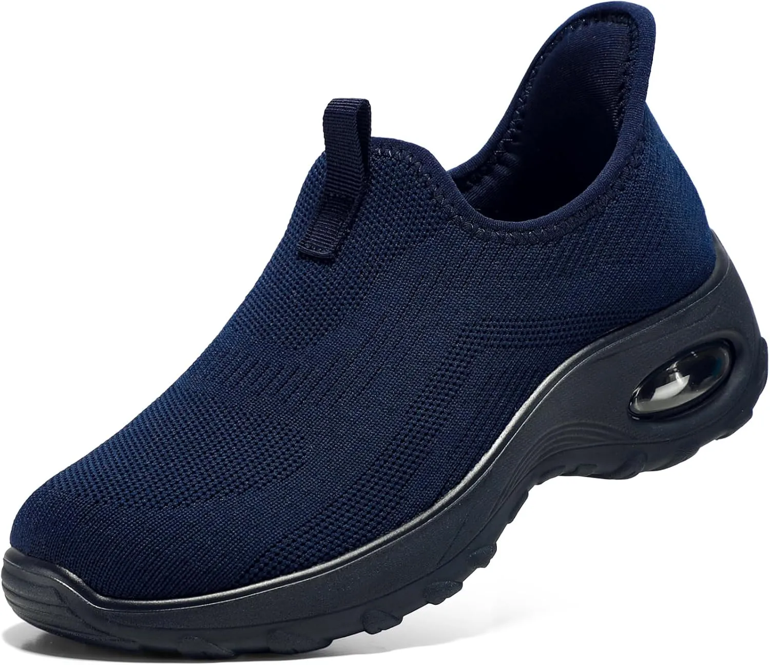 STQ Walking Shoes Women Slip On Sneakers Air Cushion Comfortable Breathable Lightweight Mesh Shoes Shock Absorbing Design Ideal for Plantar Fasciitis All Day Standing