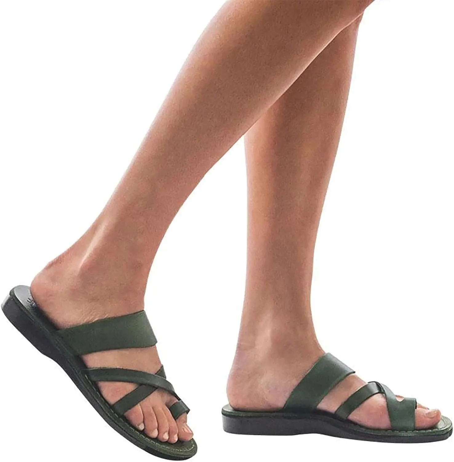 The Good Shepherd - Leather Toe Loop Sandal - Women Sandals
