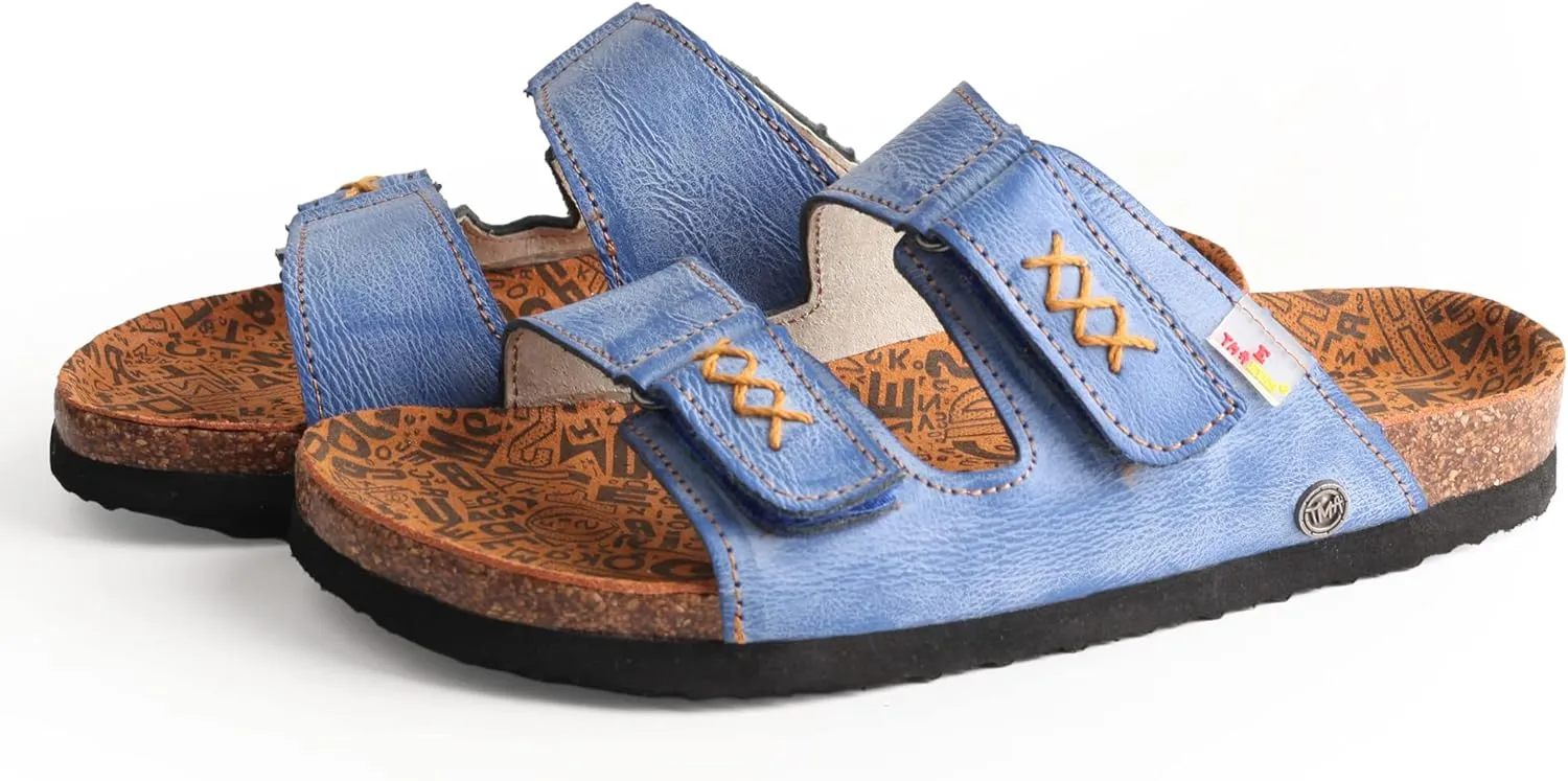 TMA EYES Hand Stitching Sandals Trendy Light Weight Women's Flat Shoes Women Slippers