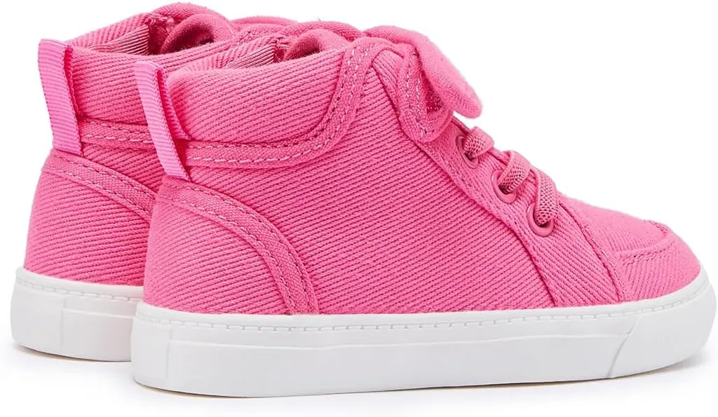 Toddler Boys Girls Walking Shoes High Top Tennis Canvas Sneakers(Infant/Toddler)