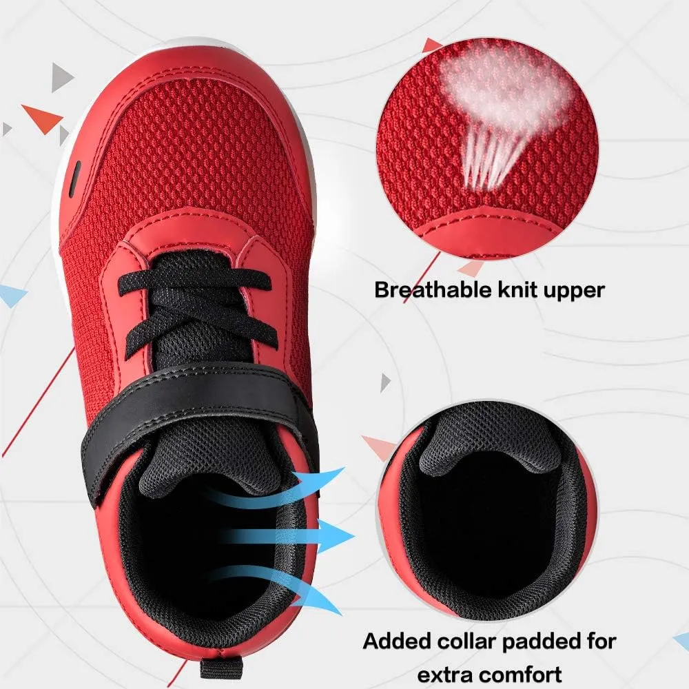 TOEDNNQI Toddler Boys & Girls Shoes Kids Running/Walking Breathable Lightweight Sports Sneakers