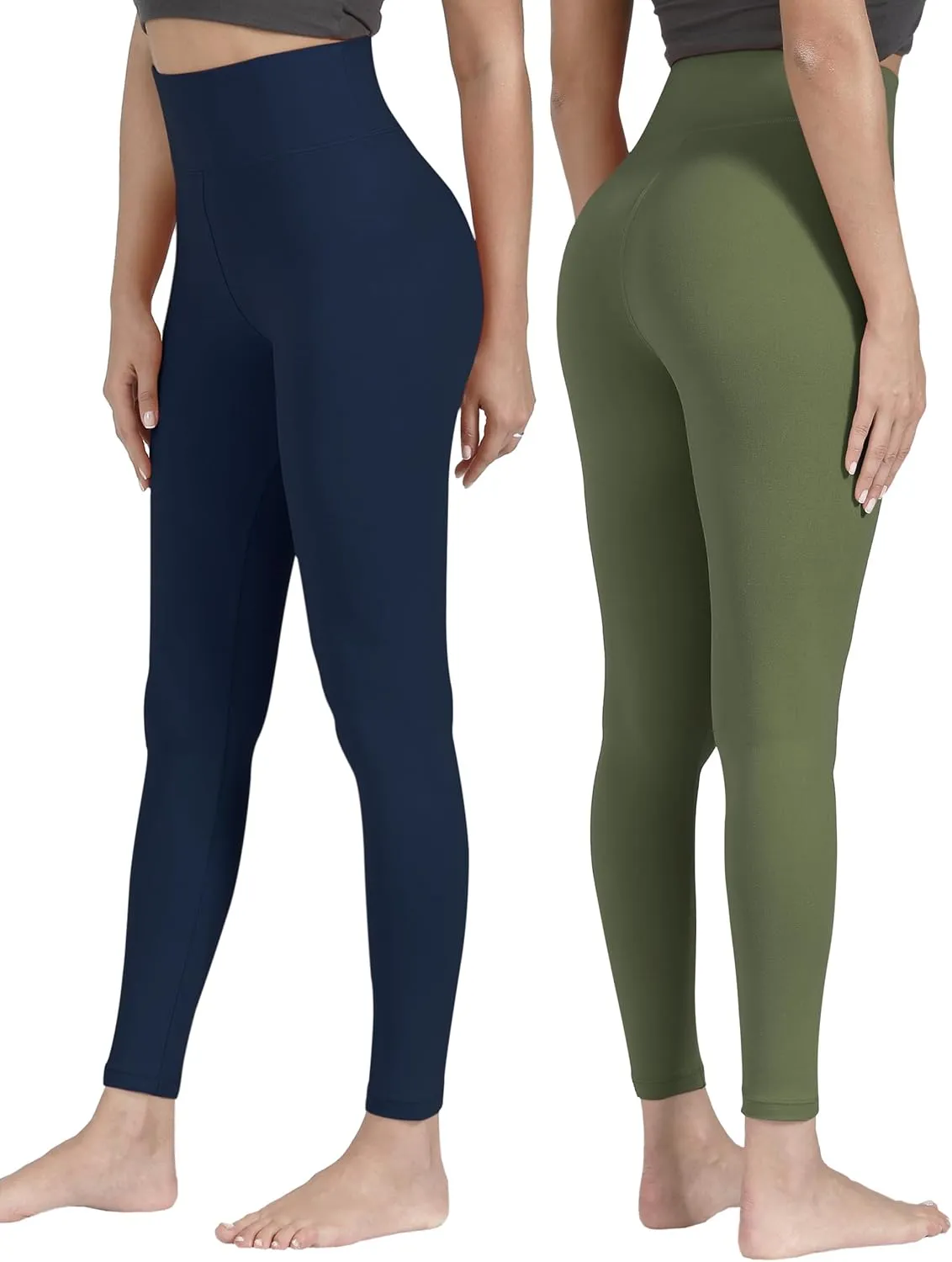 VALANDY High Waisted Leggings for Women Buttery Soft Stretchy Tummy Control Workout Yoga Running Pants One&Plus Size