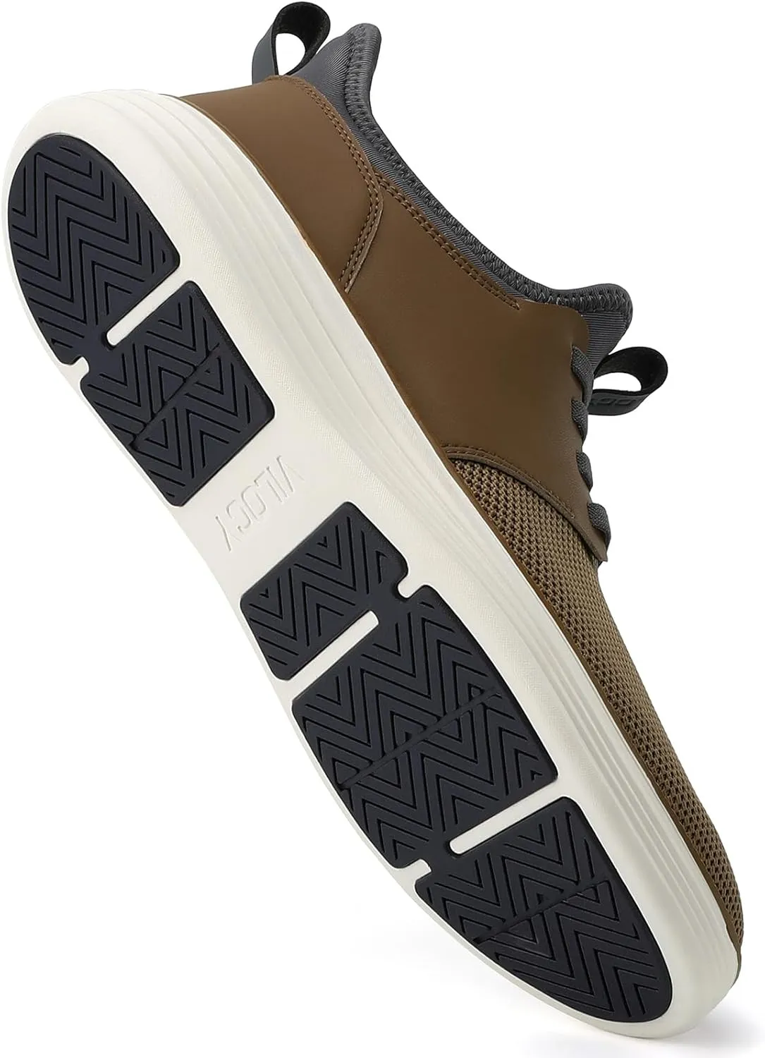 VILOCY Mens Slip On Casual Dress Shoes Hands Free Fashion Sneakers Mesh Tennis Walking Work Shoes Comfortable Breathable Lightweight Non Slip
