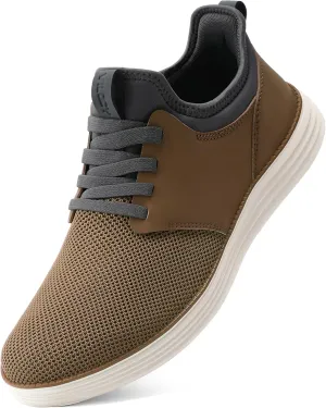 VILOCY Mens Slip On Casual Dress Shoes Hands Free Fashion Sneakers Mesh Tennis Walking Work Shoes Comfortable Breathable Lightweight Non Slip
