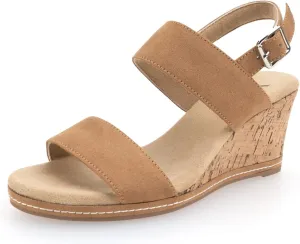 VJH confort Women's Wedge Sandals Buckle Straps Cork Platform Comfort Slingback Dress Open Toe Sandals