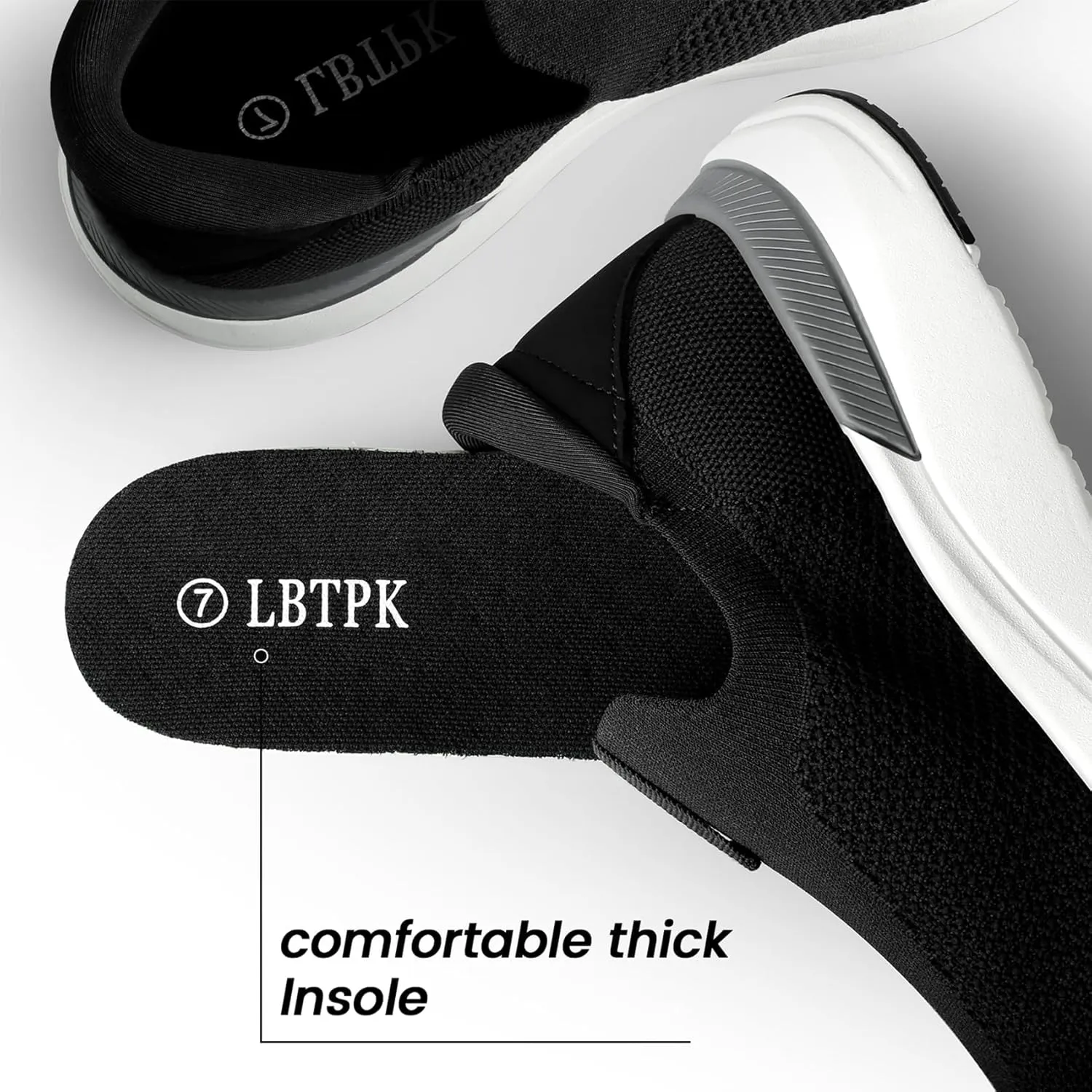 Walking Shoes for Women- Lightweight, Slip On, Breathable Sneakers for Running, Walking, Jogging, Gym