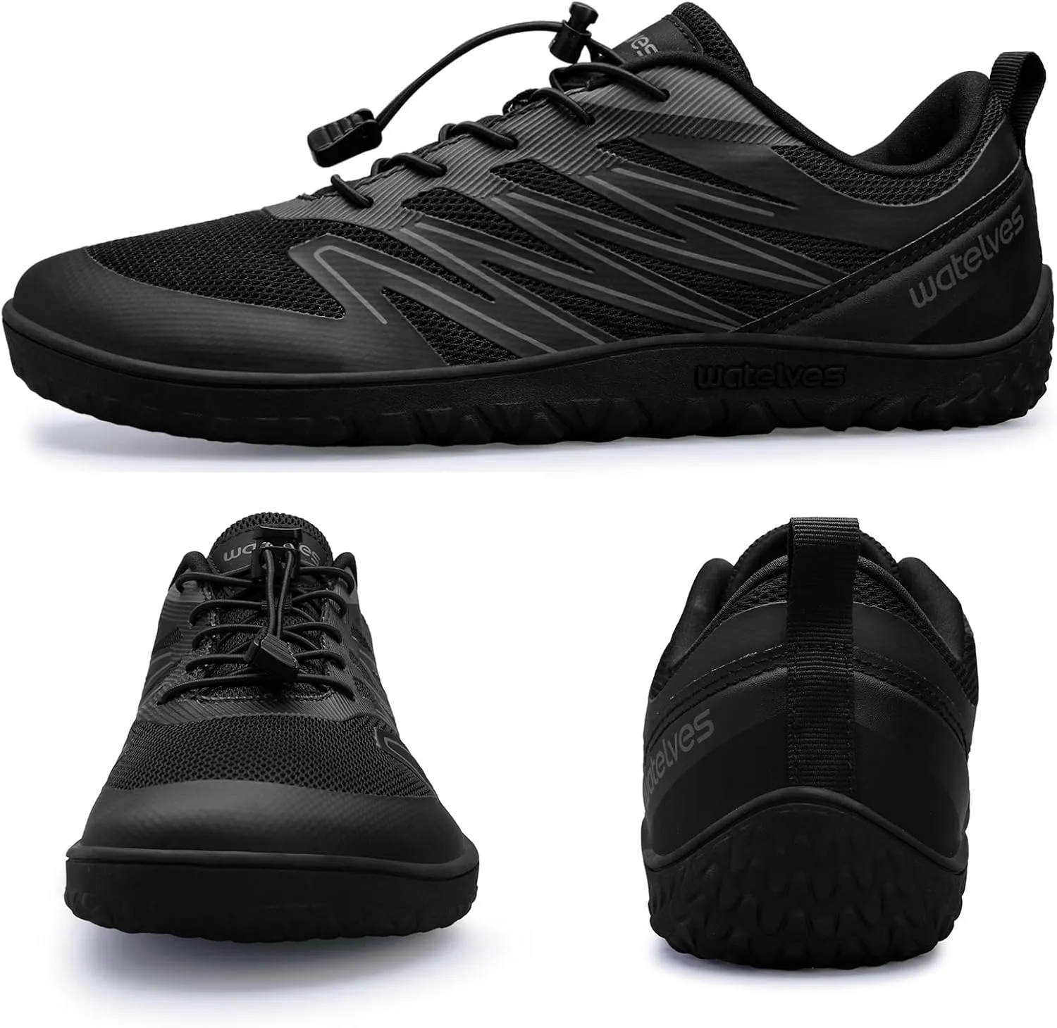 WateLves Barefoot Shoes Men Women Wide Width Minimalist Zero Drop Shoes Trail Running Walking Sneakers