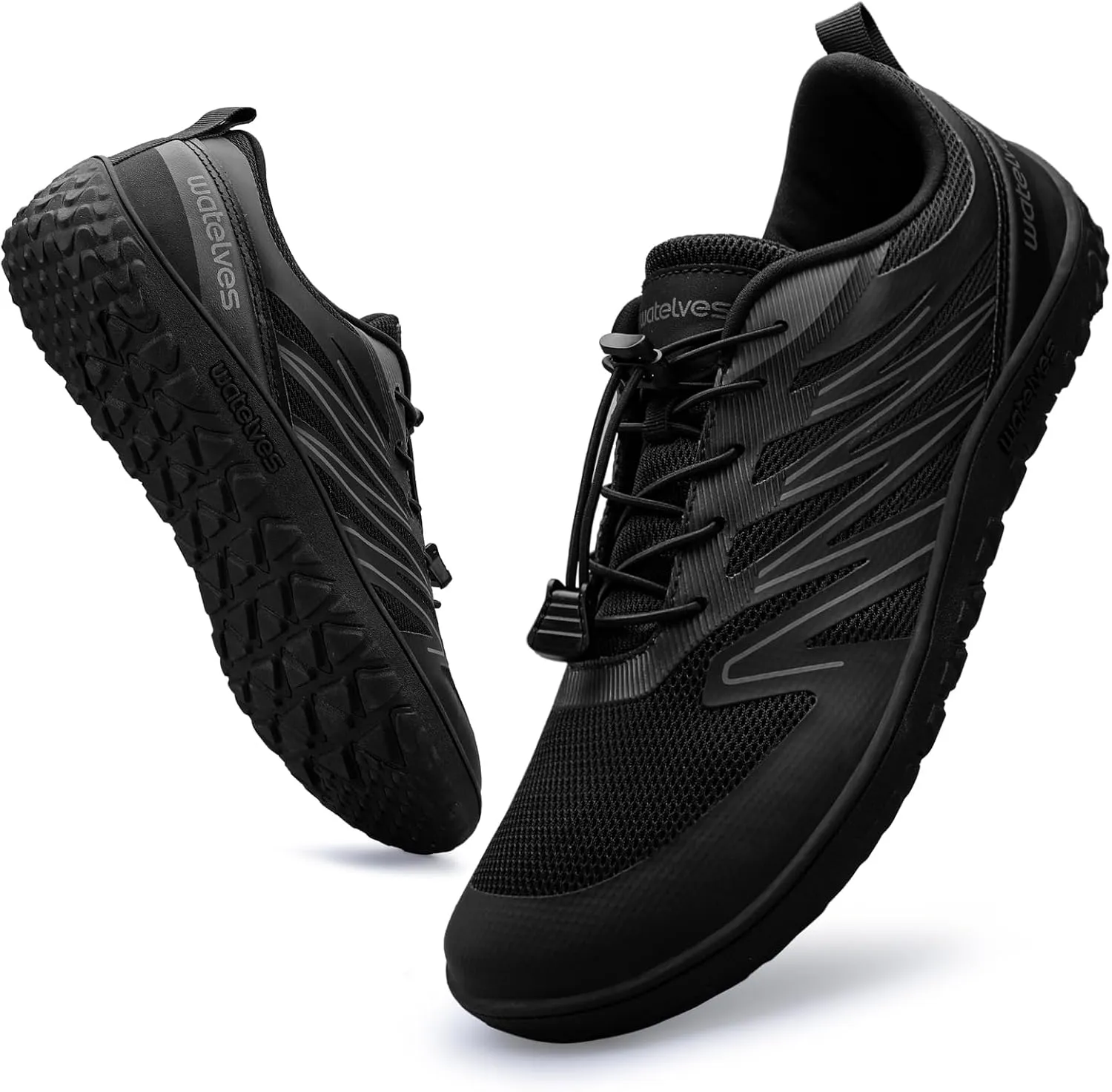 WateLves Barefoot Shoes Men Women Wide Width Minimalist Zero Drop Shoes Trail Running Walking Sneakers