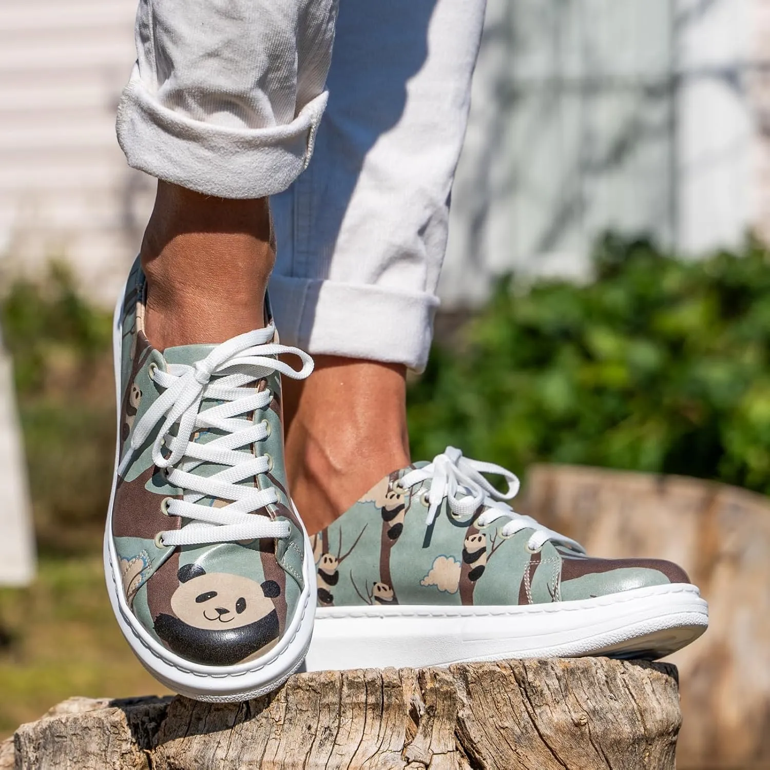 Wedge Platform Sneakers for Women - Handmade Vegan Leather, Unique Chunky Sneakers