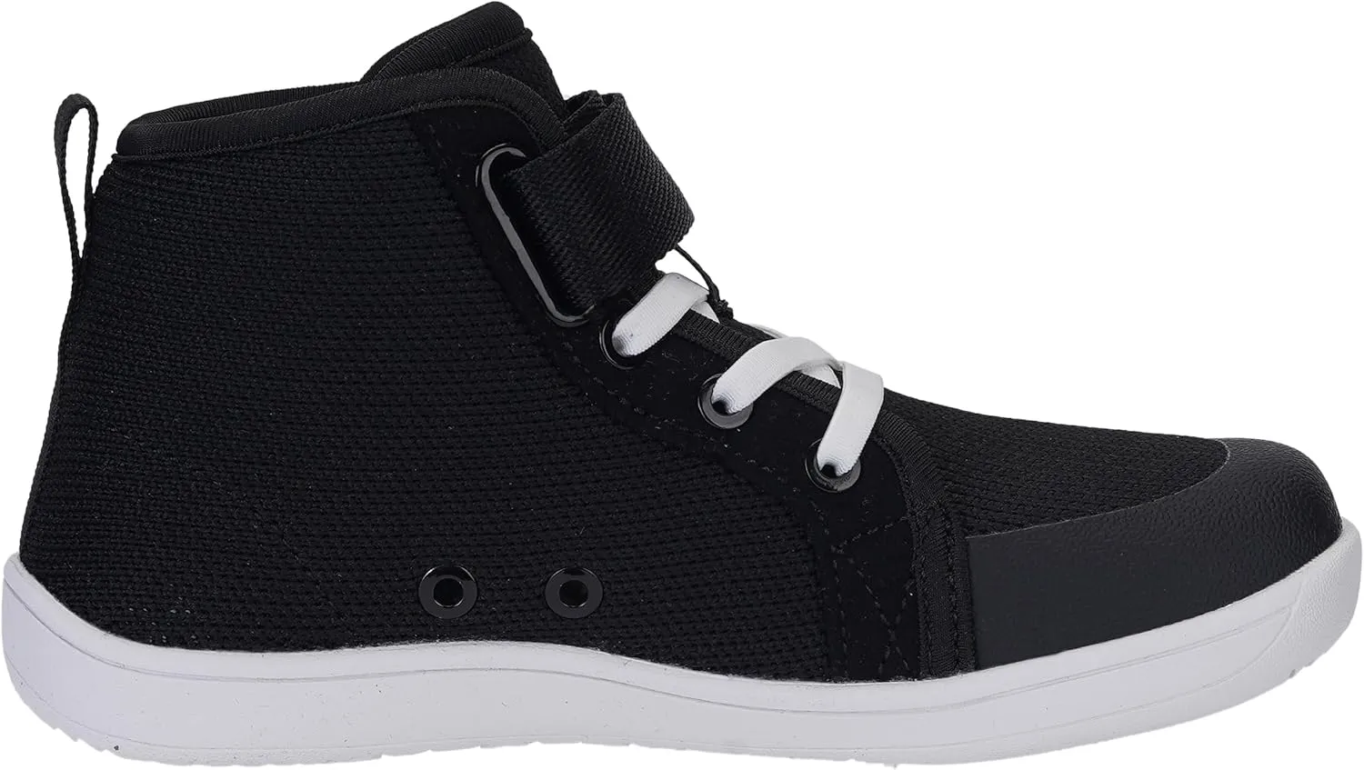 WHITIN Kids/Toddler Wide Barefoot Shoes | Girls/Boys Classic High Top Sneakers | Wide Foot Freedom | Natural Growth