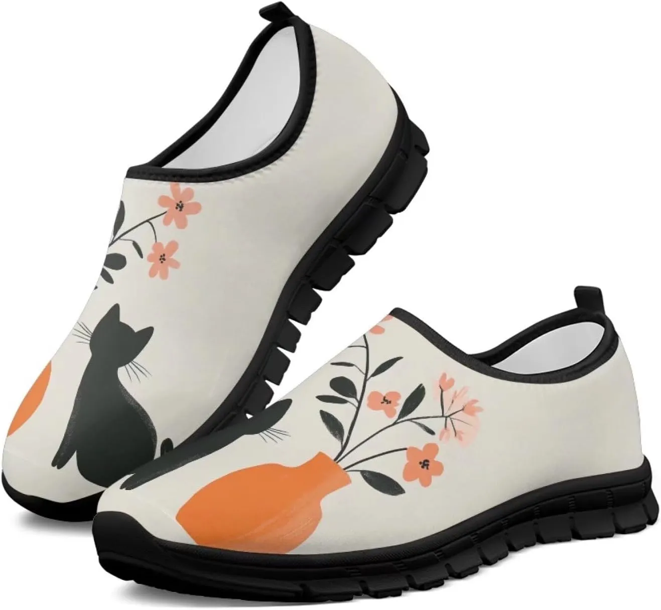 Women Walking Sneakers Fashion Ladies Slip On Shoes Travel Shoes