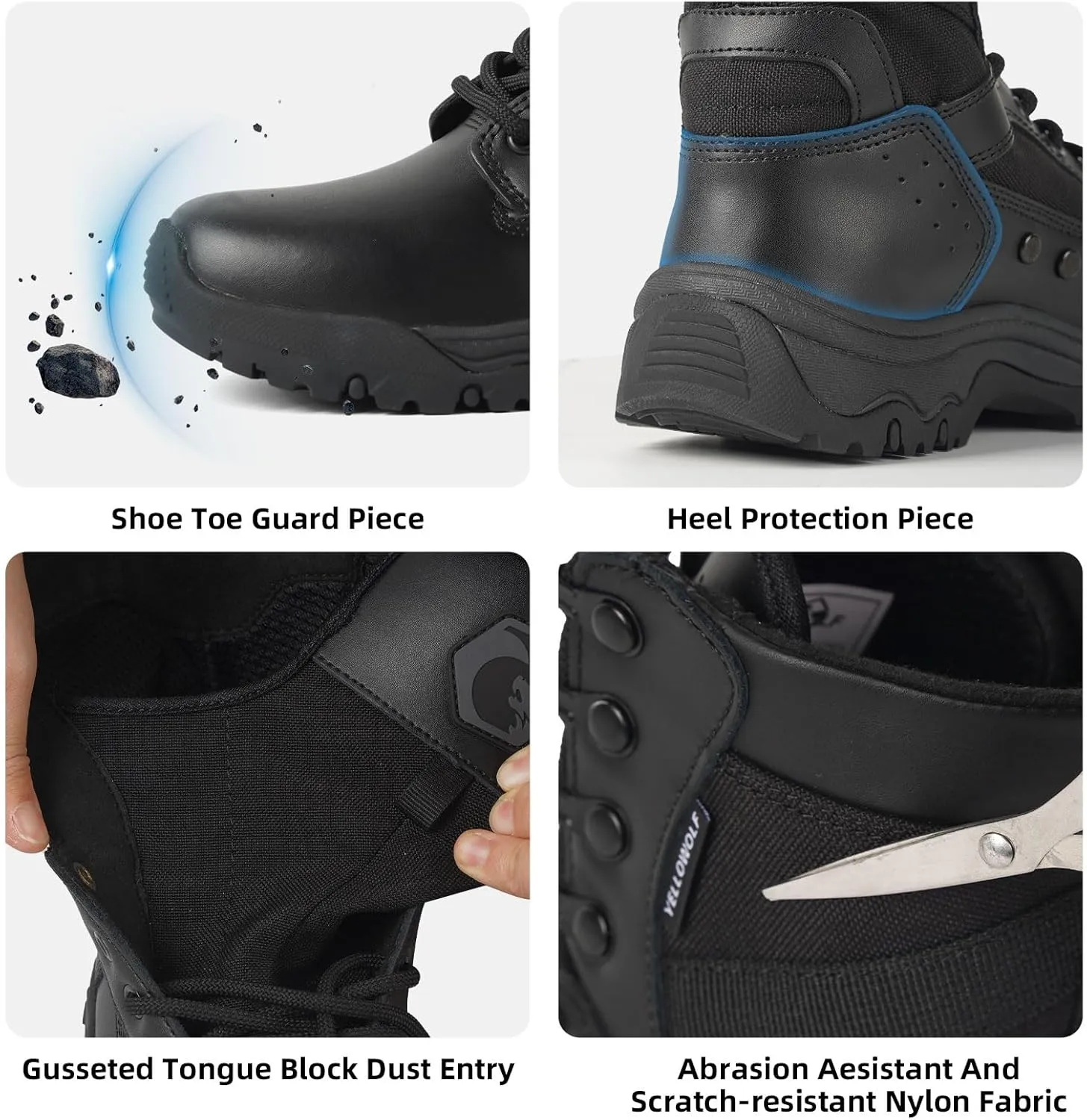 Women's Lightweight Tactical Work Boots Military Combat Motorcycle Boots For Women 8 Inch Army Desert Boots
