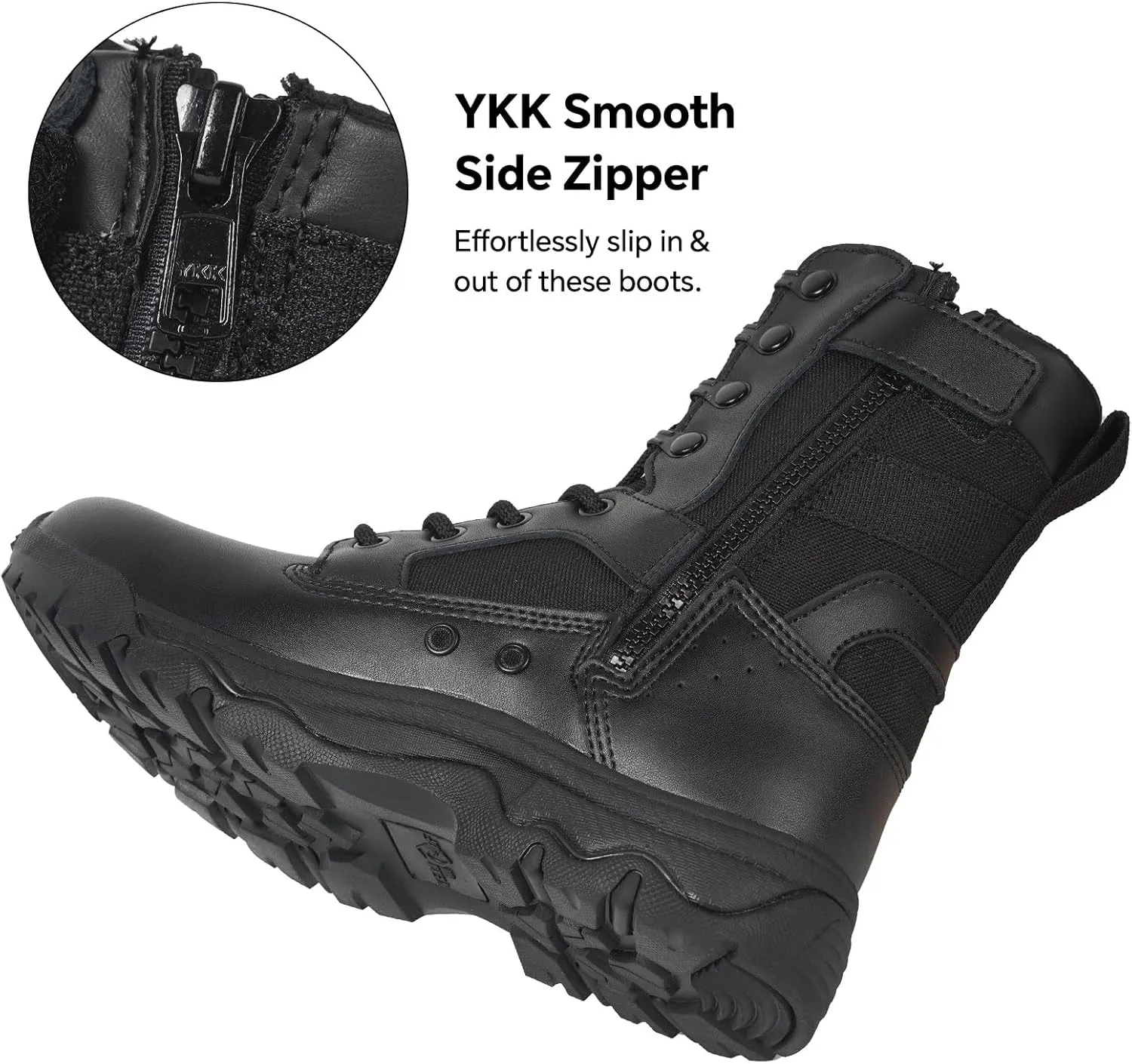 Women's Lightweight Tactical Work Boots Military Combat Motorcycle Boots For Women 8 Inch Army Desert Boots