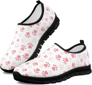 Women's Slip on Sneakers Casual Shoes Loafers Non Slip Breathable Comfortable Walking Sneakers Gifts for Women Girls Black Sole Size 5.5-11.5