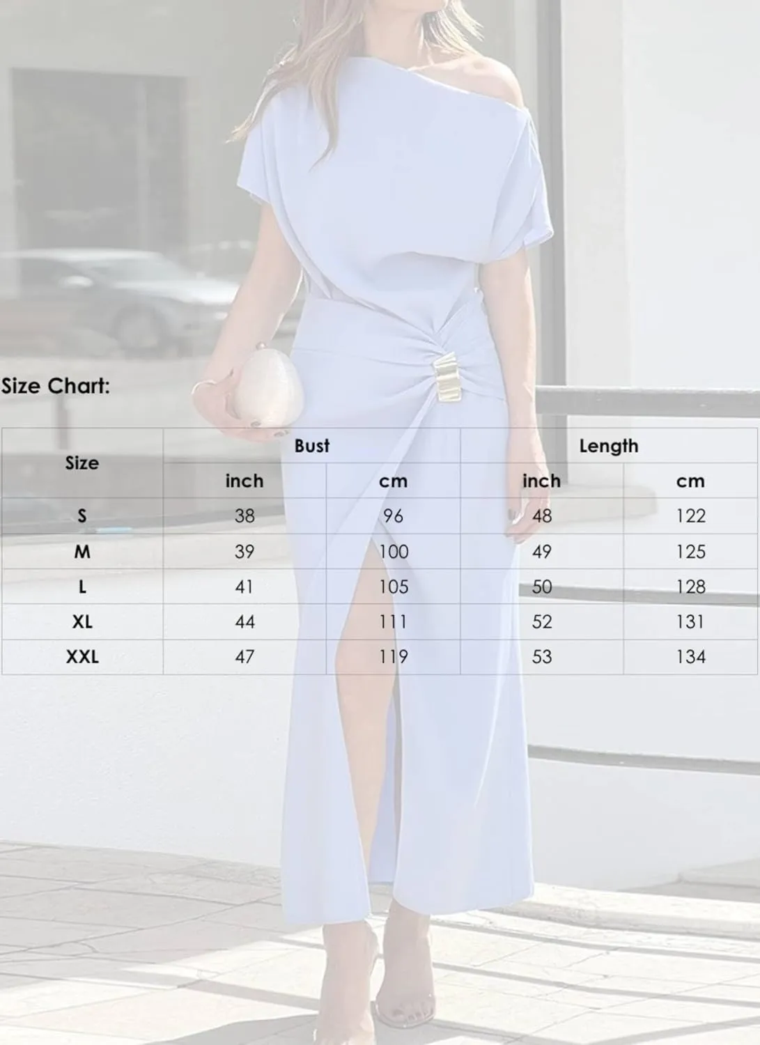 Womens Summer Light Blue Midi Dress Dressy Casual Off Shoulder Short Sleeve Ruched Bodycon Slit Hem Party Cocktail Dress
