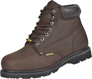 Work Boots for Men, Steel Toe, Leather, Oil, Slip and Heat Resistant Heavy Duty Wide Industrial & Construction Safety Boots, US 7-17 M & W