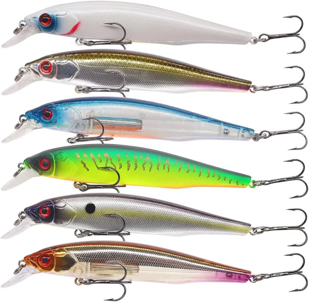 XFISHMAN Jerkbait Kit - Minnow Lure - Suspending - Bass, Smallmouth Bass, Walleye, Largemouth Bass - 1 Piece
