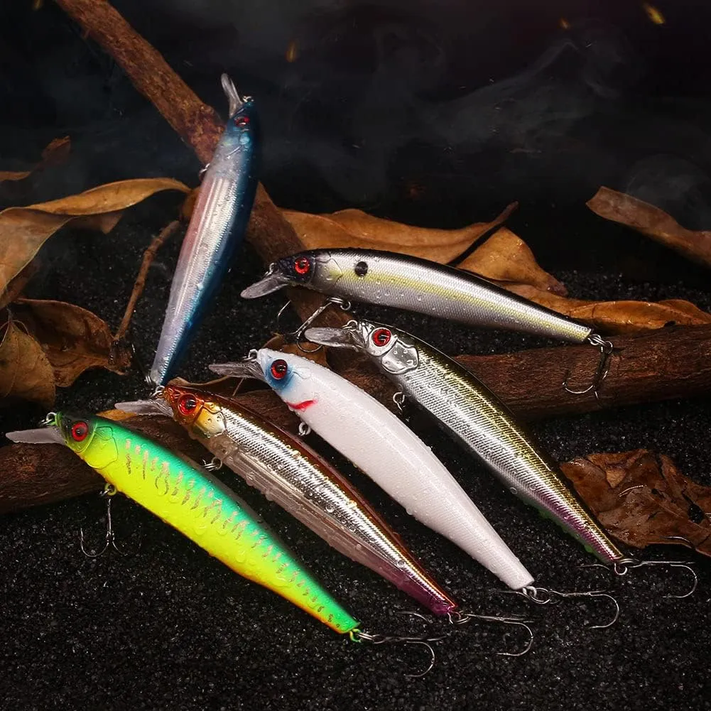 XFISHMAN Jerkbait Kit - Minnow Lure - Suspending - Bass, Smallmouth Bass, Walleye, Largemouth Bass - 1 Piece