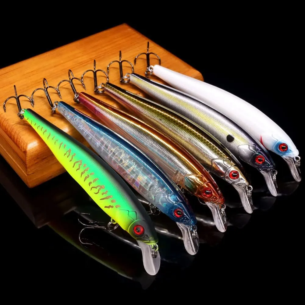 XFISHMAN Jerkbait Kit - Minnow Lure - Suspending - Bass, Smallmouth Bass, Walleye, Largemouth Bass - 1 Piece