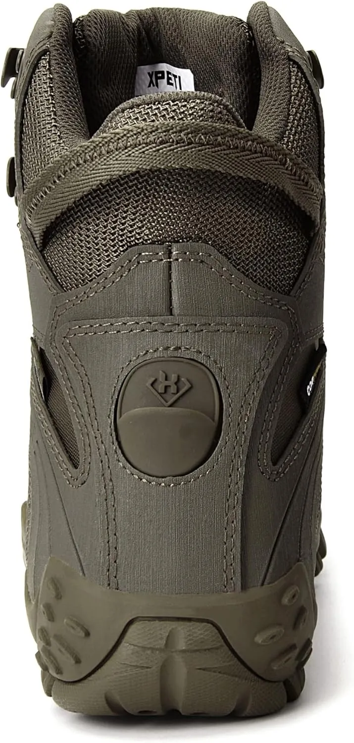 XPETI DUTY Men's Raptor Waterproof Leather Tactical Boots